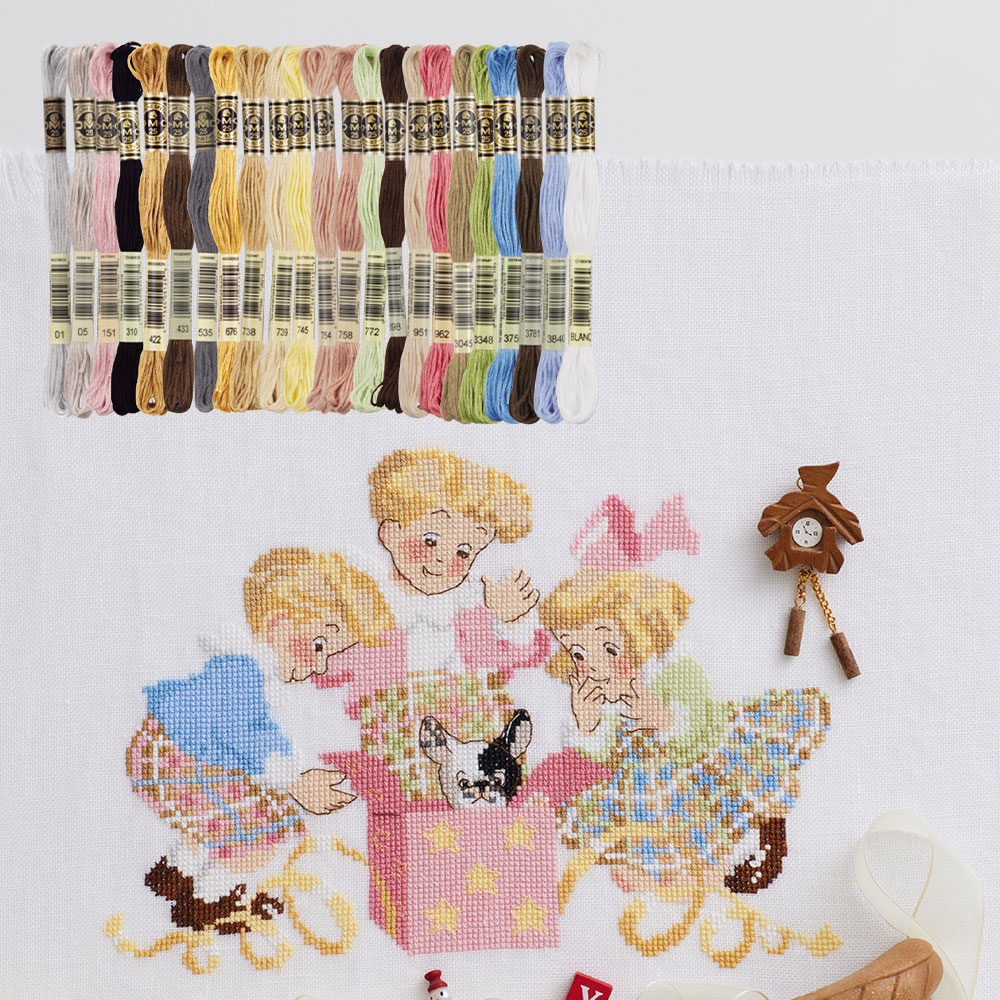 Les triple みつごちゃん「TOTO（トト）」糸セット