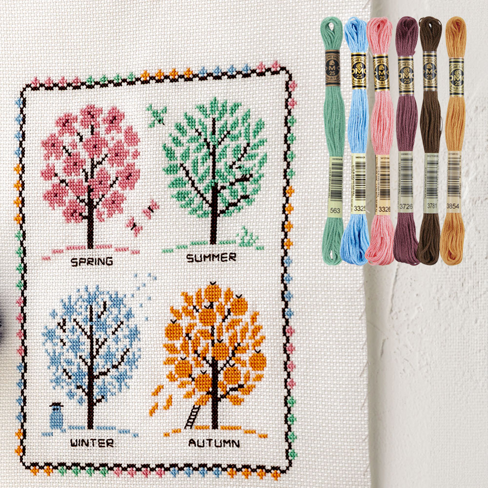 「四季のサンプラー　樹」糸セット