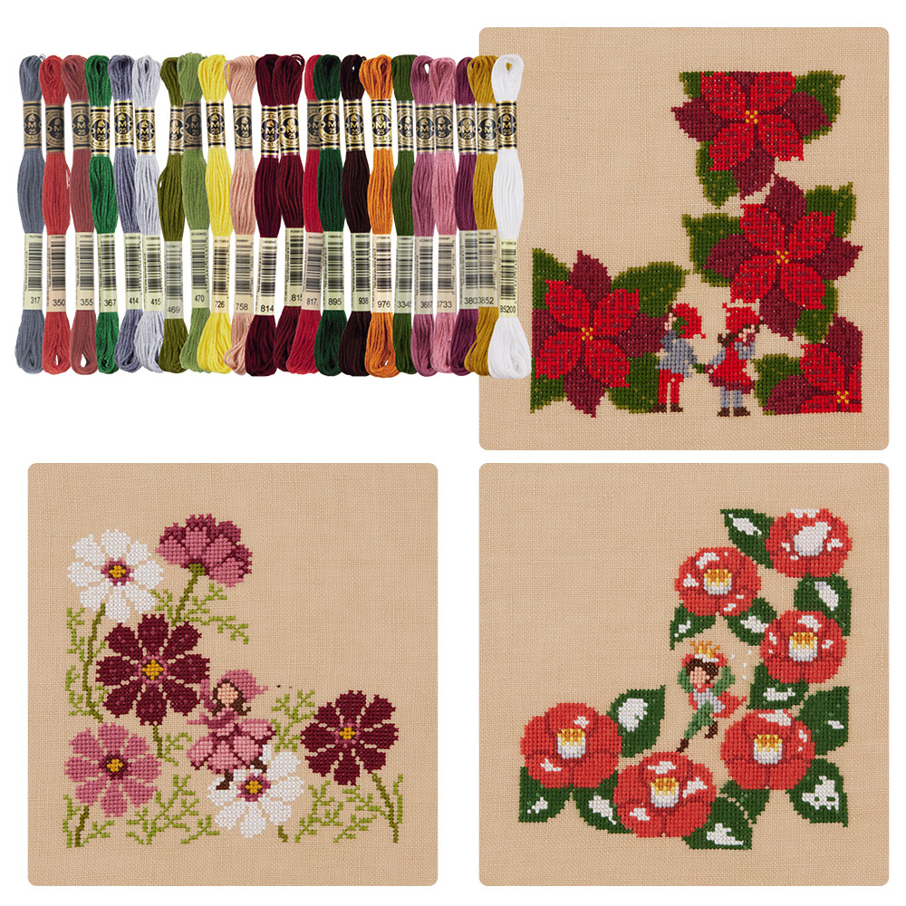 「Nitka 2026 stitch calendar」糸セット［秋冬］