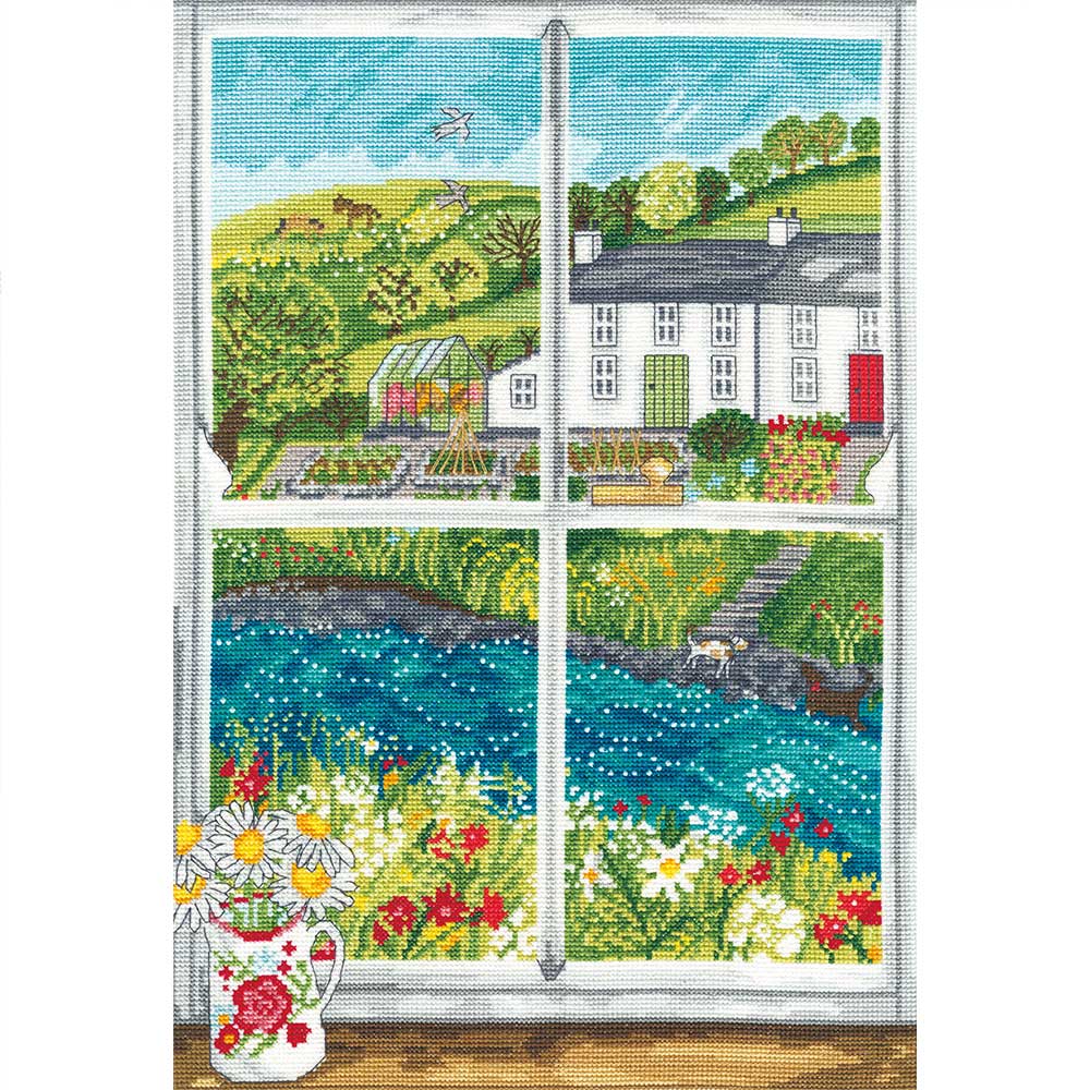 クロスステッチキット［デイジーウィンドウ］