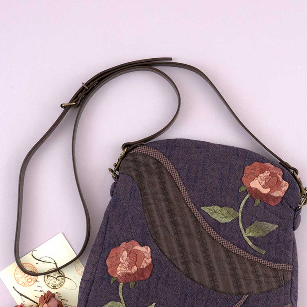 本革ショルダーひも［こげ茶］