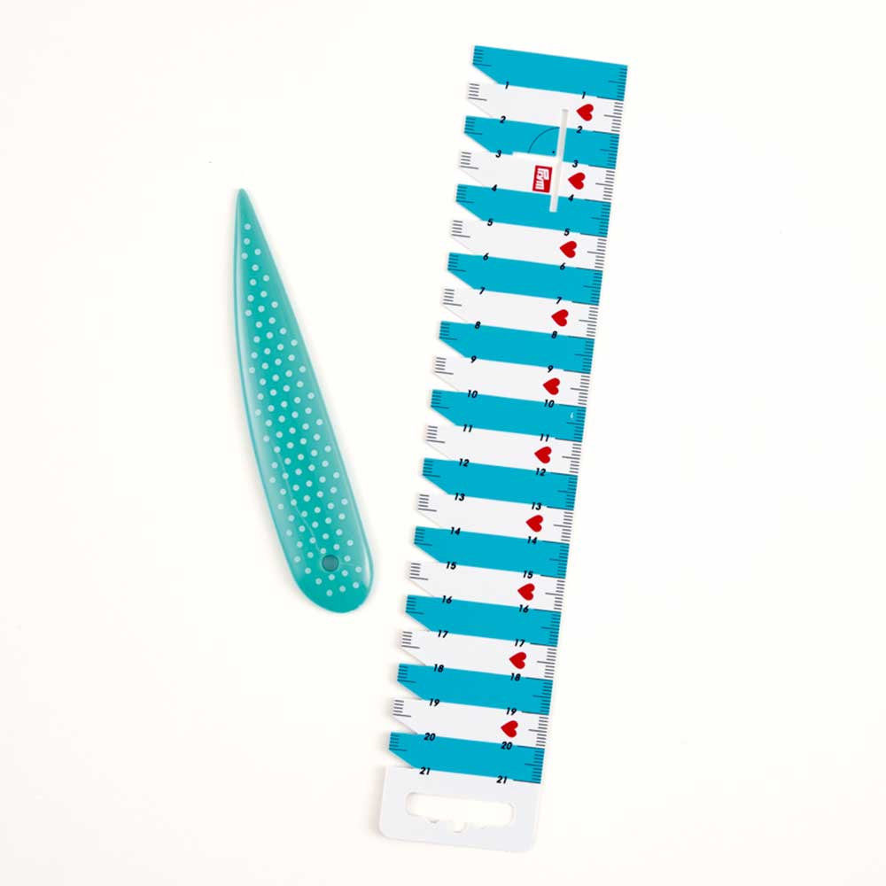 プリム・角だしへら＆ソーイングゲージ［ミント］