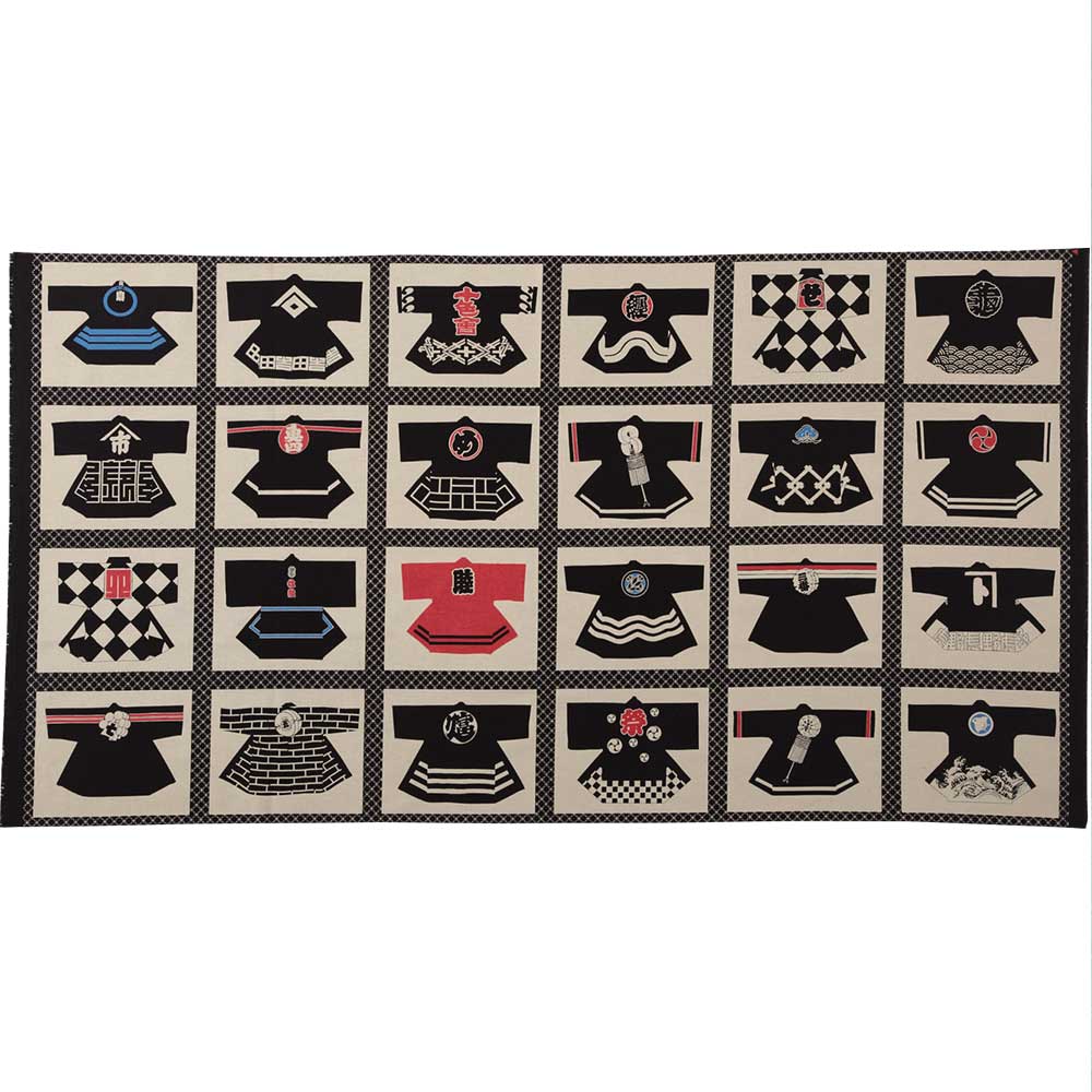 法被パネル柄 1リピート単位