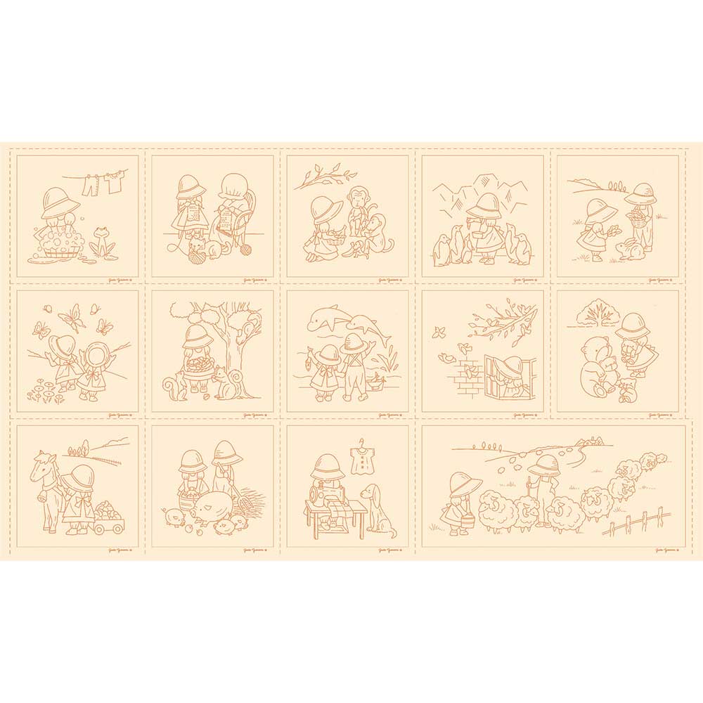 消える刺しゅうプリント［スーと愉快な仲間たち］