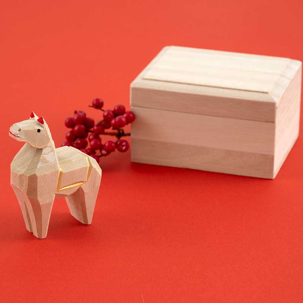 楠一刀彫［午］