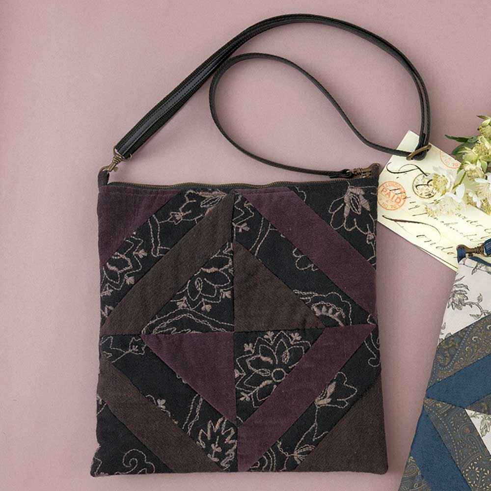 ウール地で作るショルダーバッグ