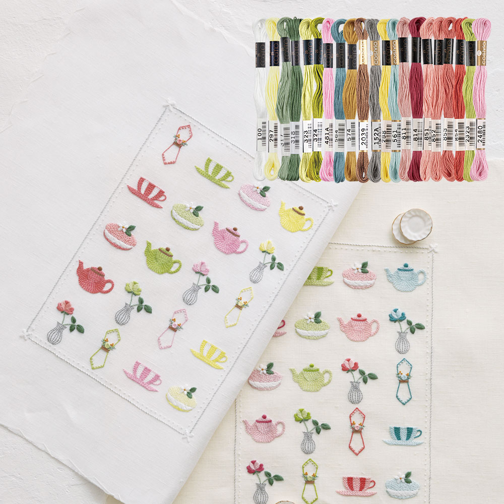 「Tea Time Sampler」糸セット