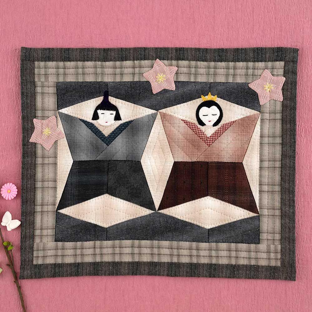 おひなさまのタペストリー