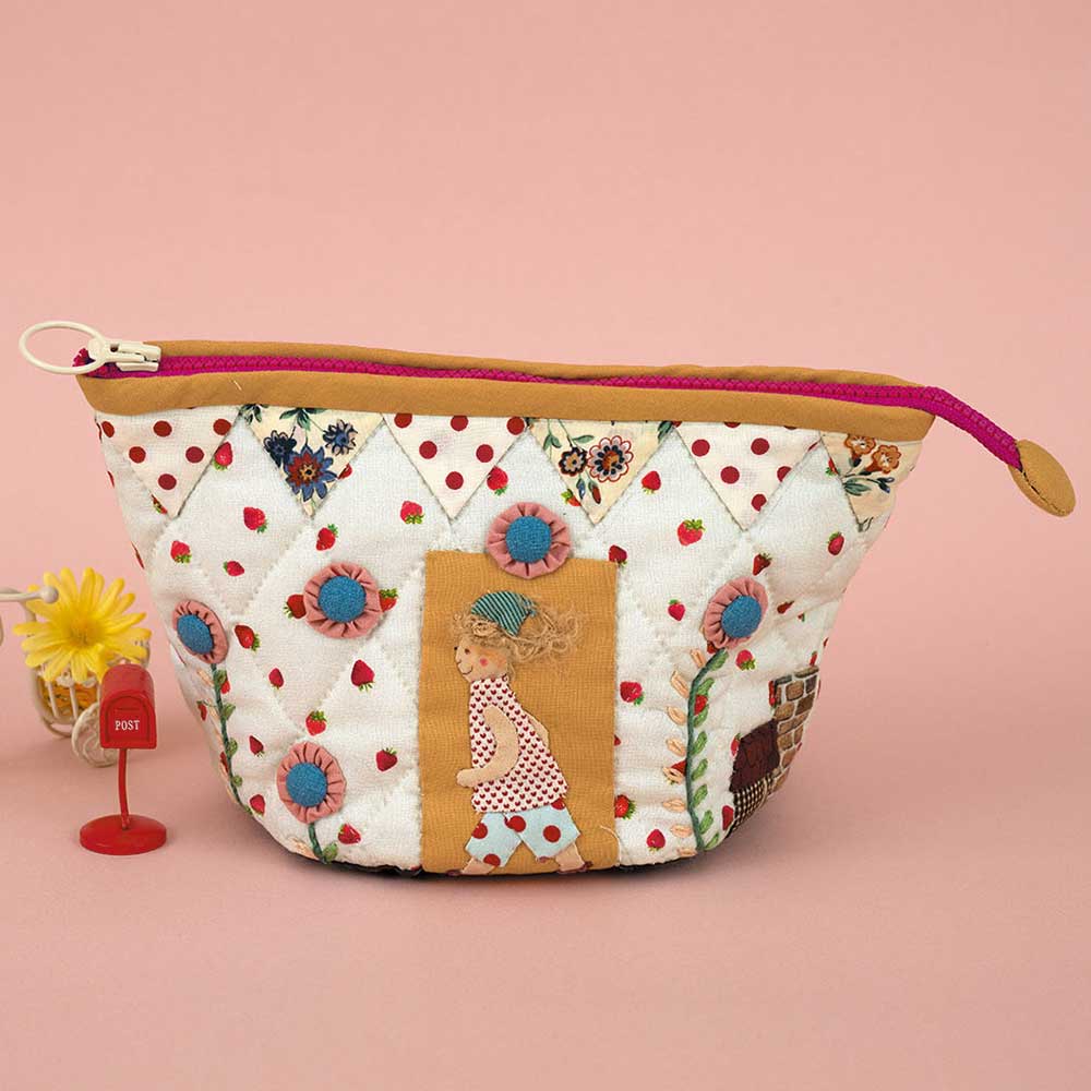 ランニングガールのポーチ