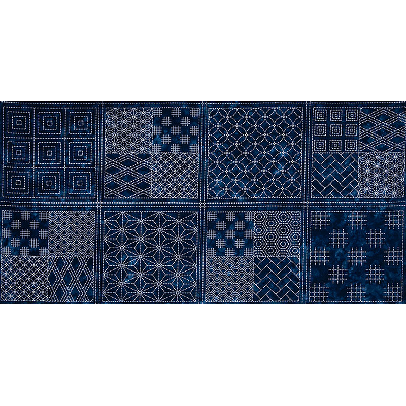 刺し子柄パネル　1リピート単位