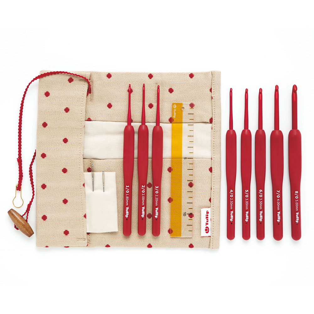 エティモレッドクッショングリップ付きかぎ針セット