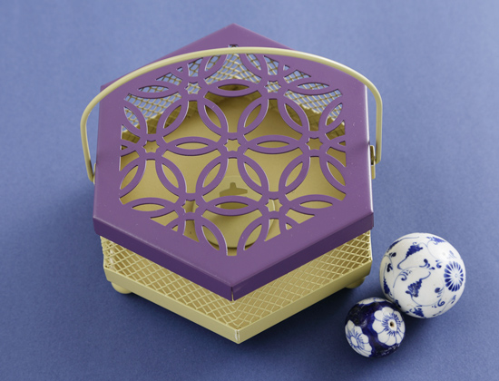 江戸小紋蚊遣り 阿蘭陀障子