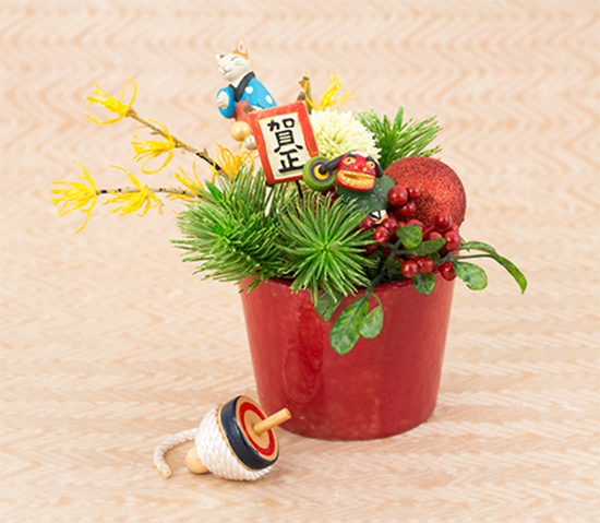 おめでたCTフラワーアレンジ