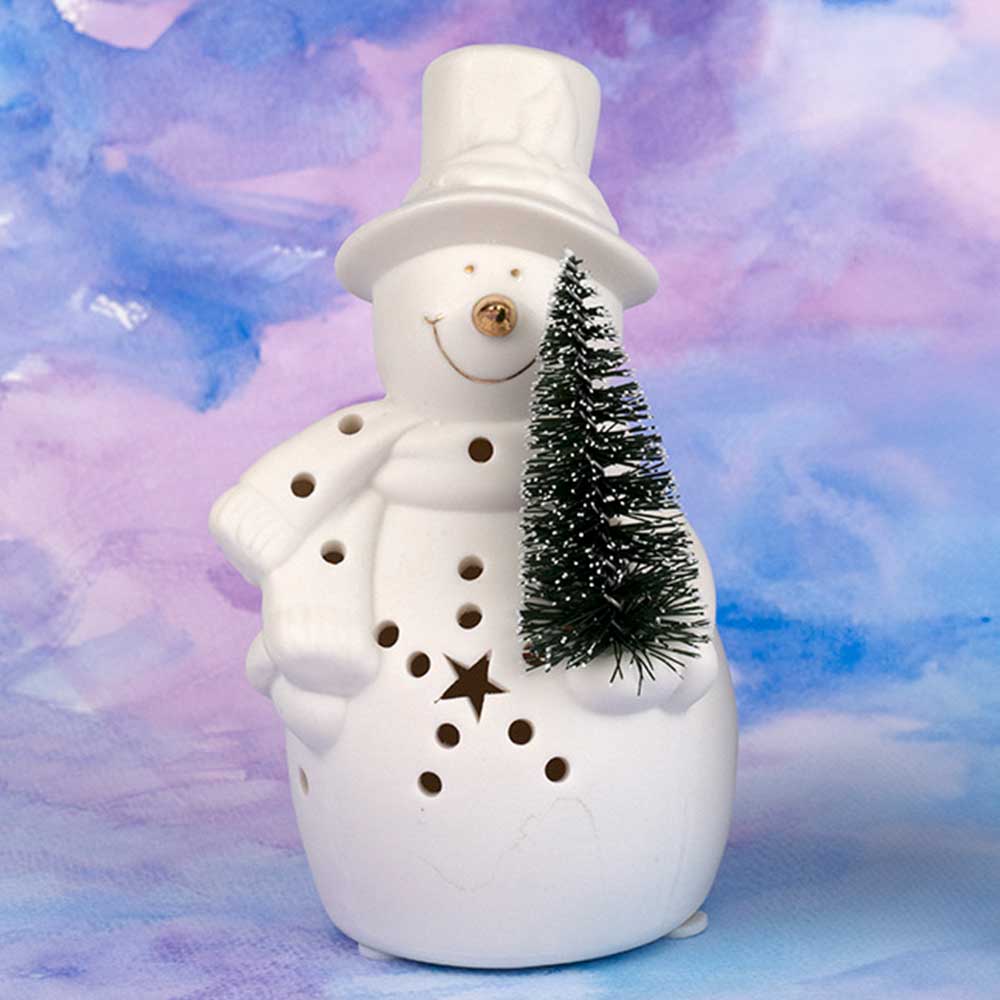 LEDセラミック［スノーマン］