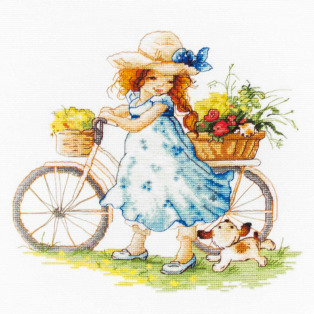 クロスステッチキット「サイクリング」
