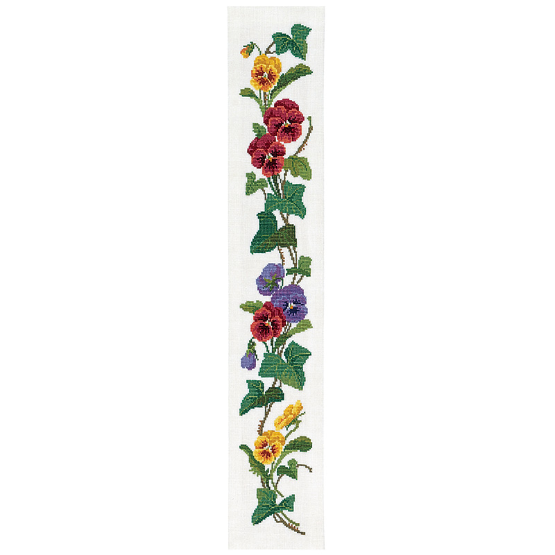 クロスステッチキット「パンジーのベルプル」