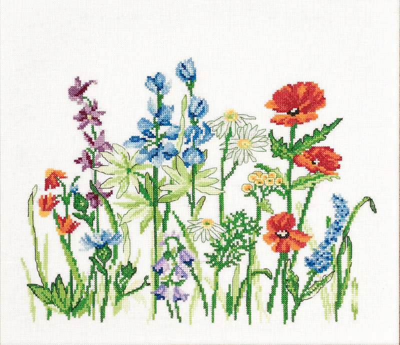 クロスステッチキット「フィールドフラワー」