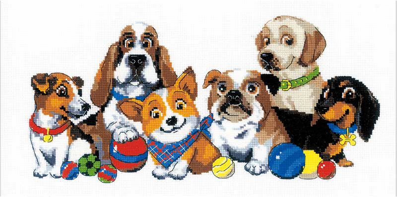 クロスステッチキット［ドッグショー］