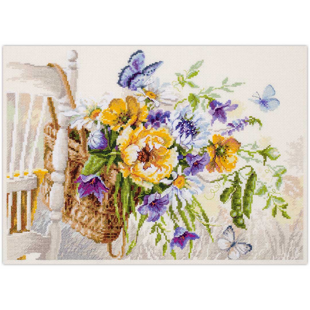 クロスステッチキット「サマーバスケット」