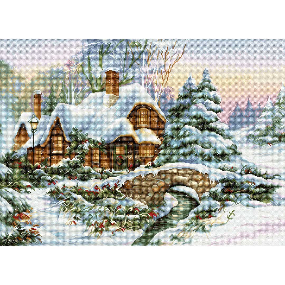 【1月中旬入荷予定】クロスステッチキット「ウィンターランドスケープ」