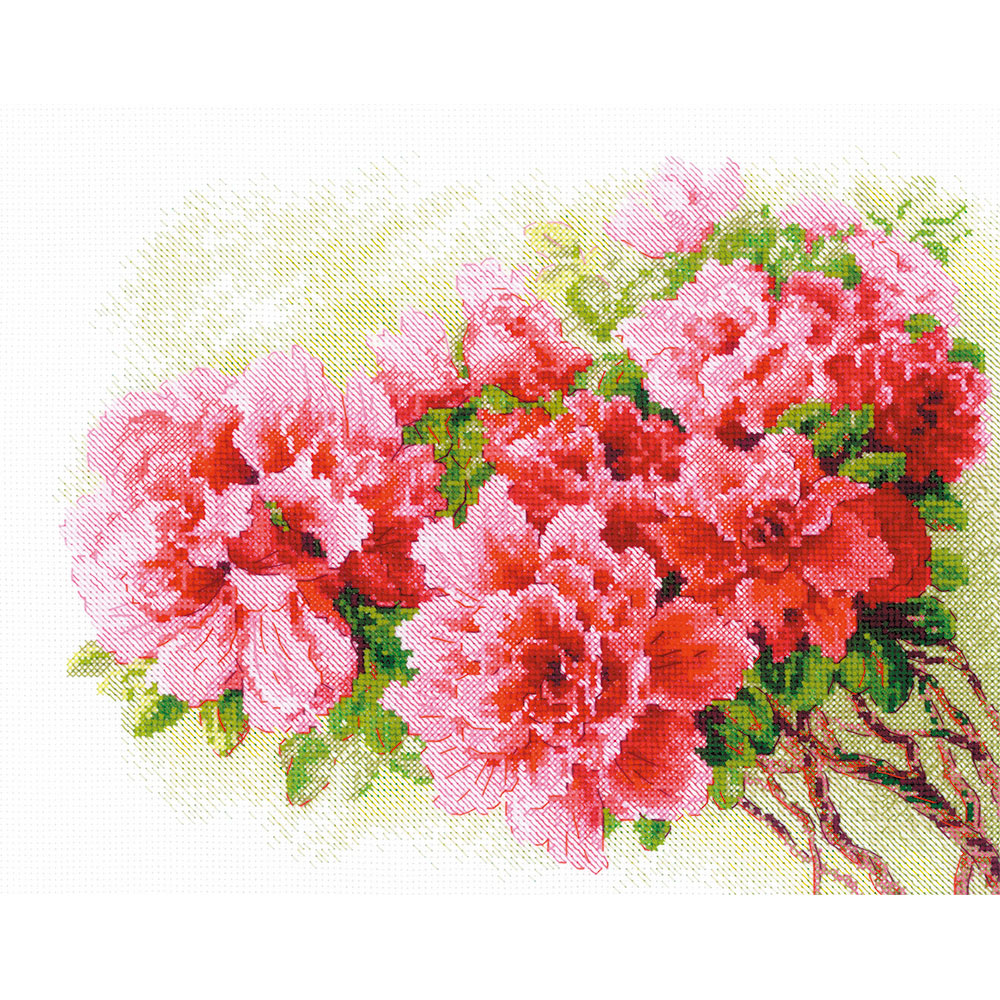 クロスステッチキット［ゴージャス・アザレア］