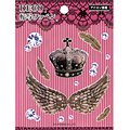 転写ワッペン[王冠・羽]