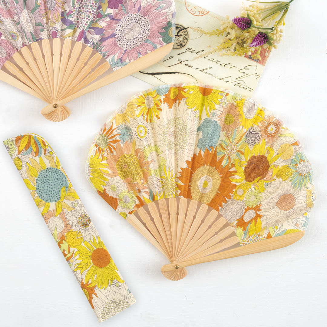 シェル型扇子［スモール・　スザンナレモン］