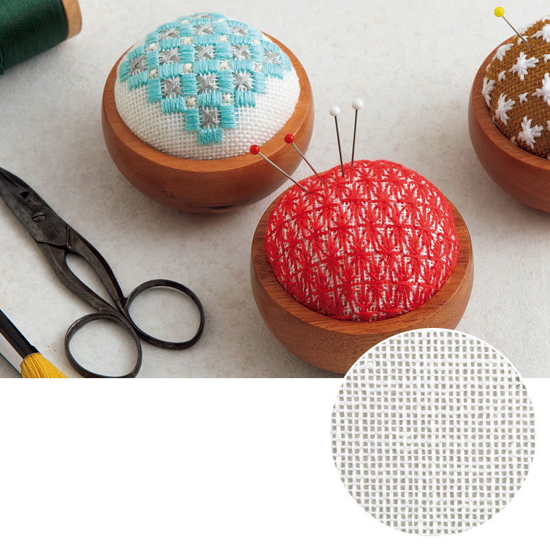 リネンクロス［20ct・46×50cm］白