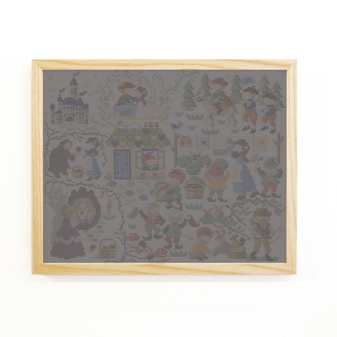 木製フレーム［長方形・白木］