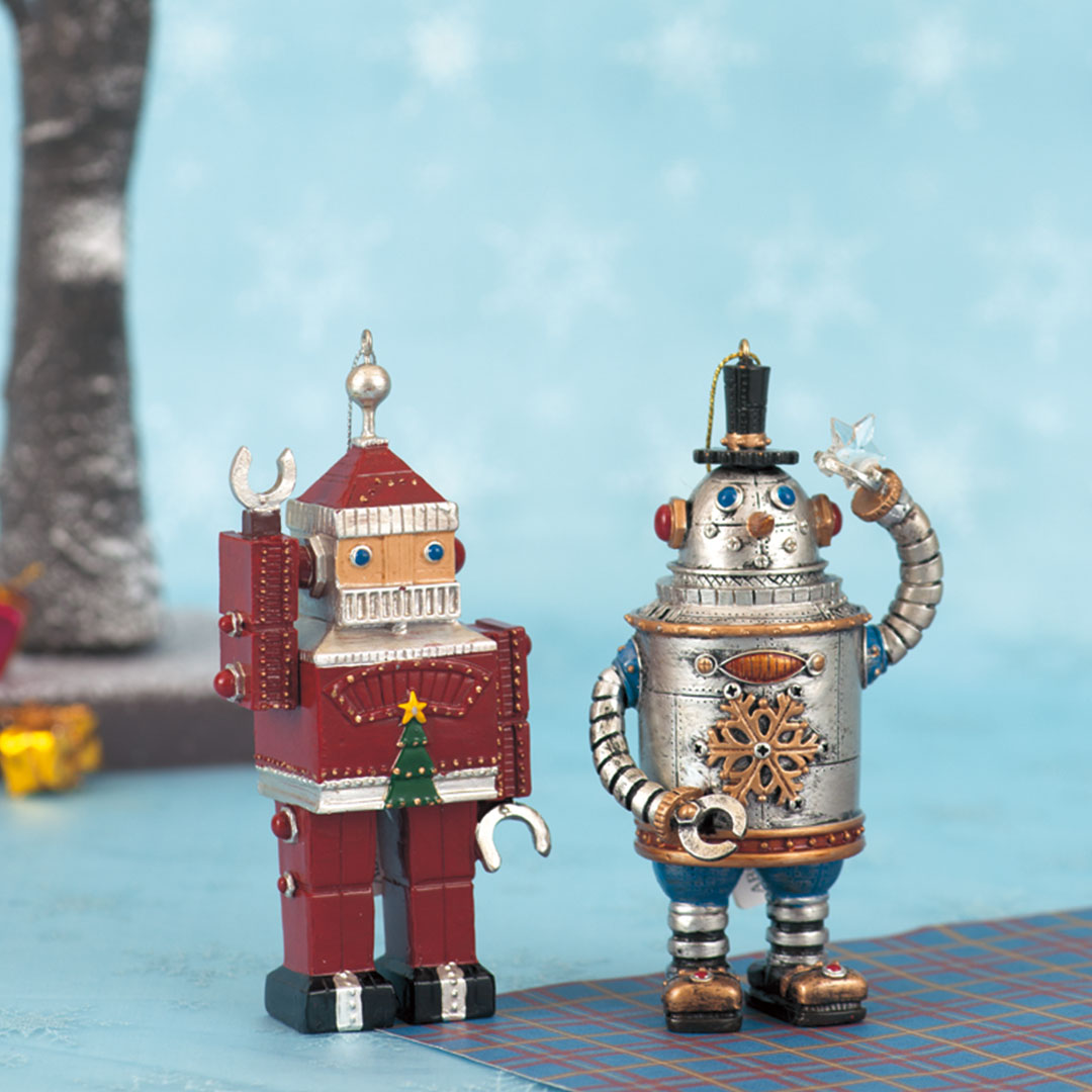 ロボットクリスマスオーナメントセット