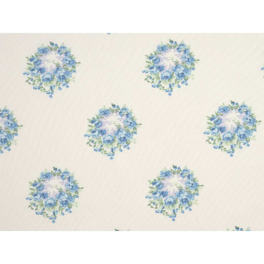 ブルーフラワーリース　50ｃｍ単位