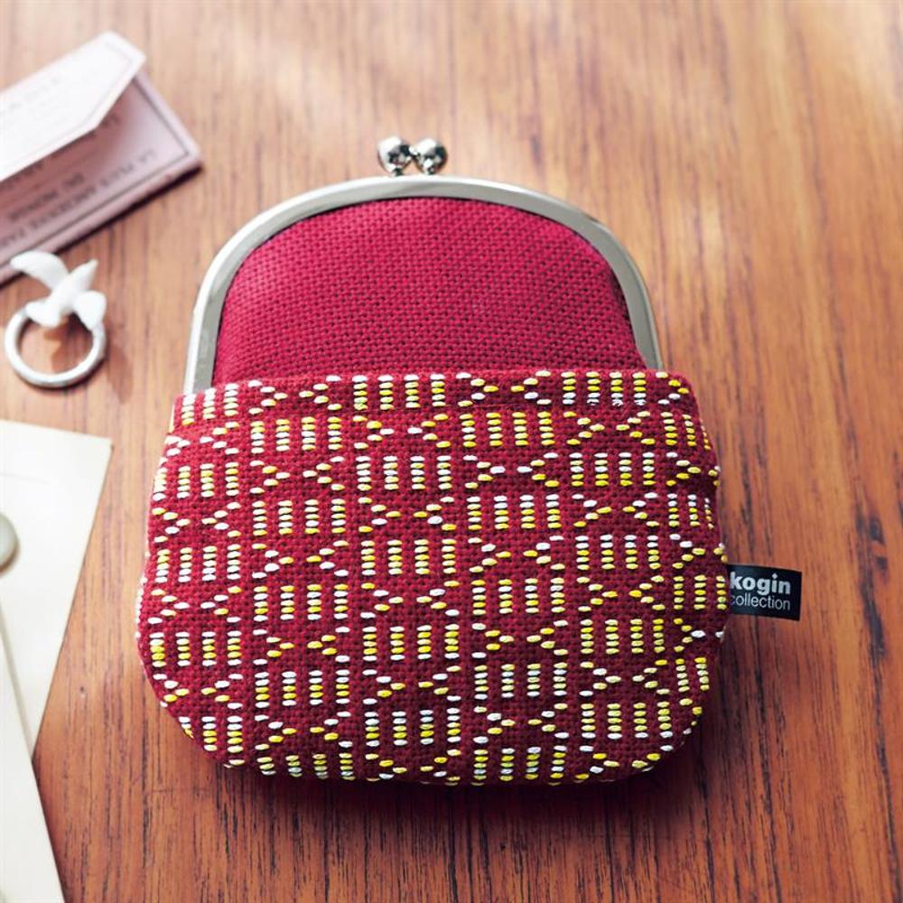 津軽こぎん刺し模様手作りキット　がま口財布