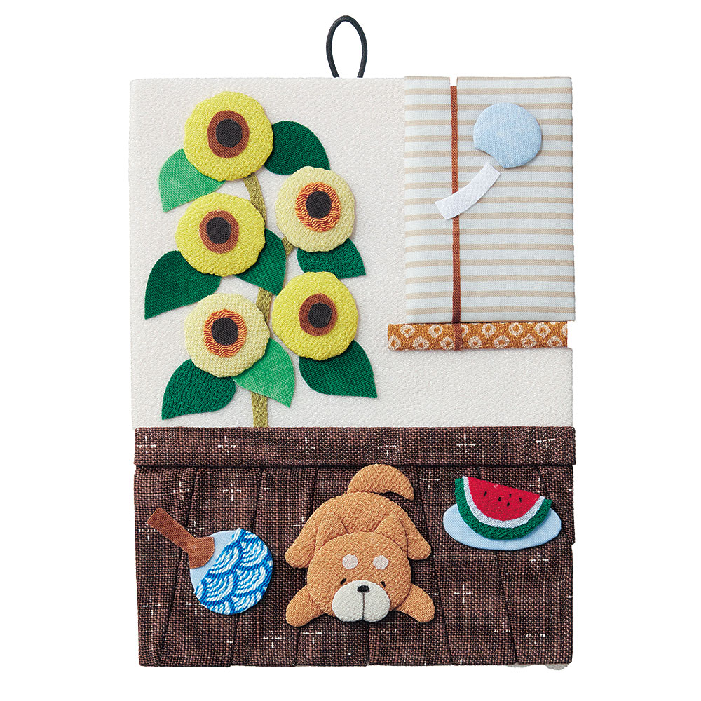 わんこの押し絵歳時記キット　縁側