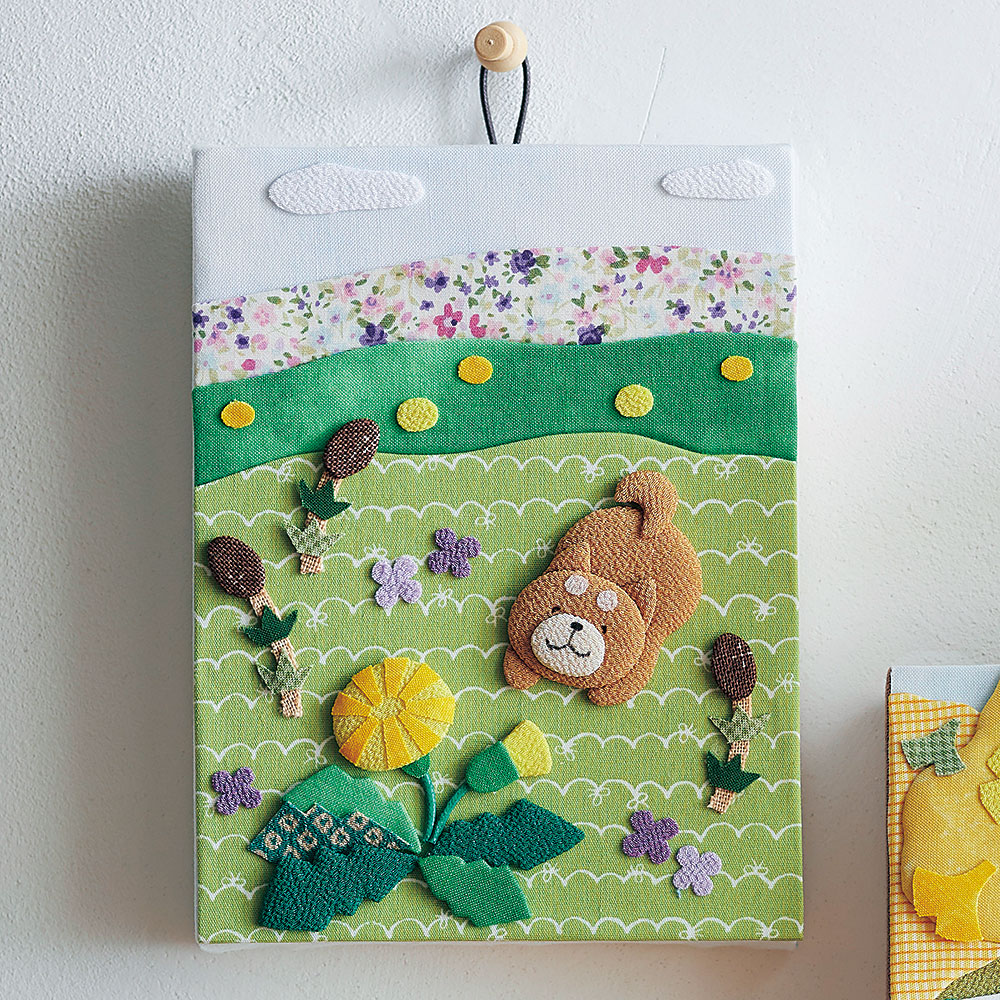 わんこの押し絵歳時記キット　土筆