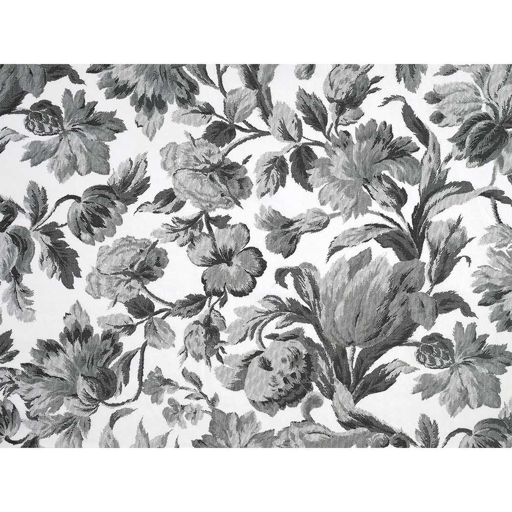 モノトーンフラワー1m単位 ホワイト