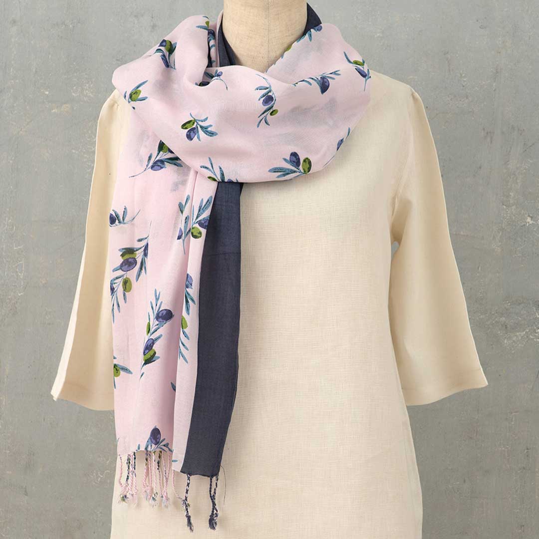 ナチュラルオリーブ3WAYストール