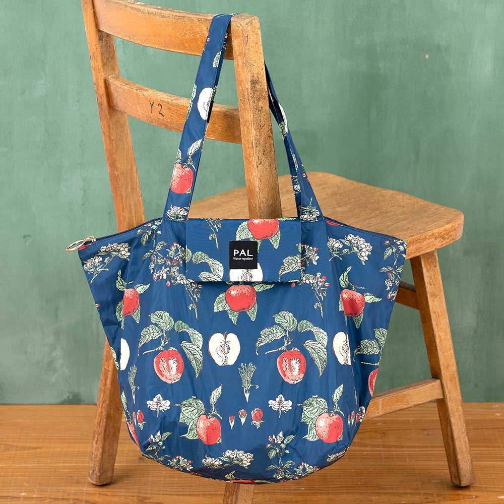 ファスナー付トートバッグアップルプラント