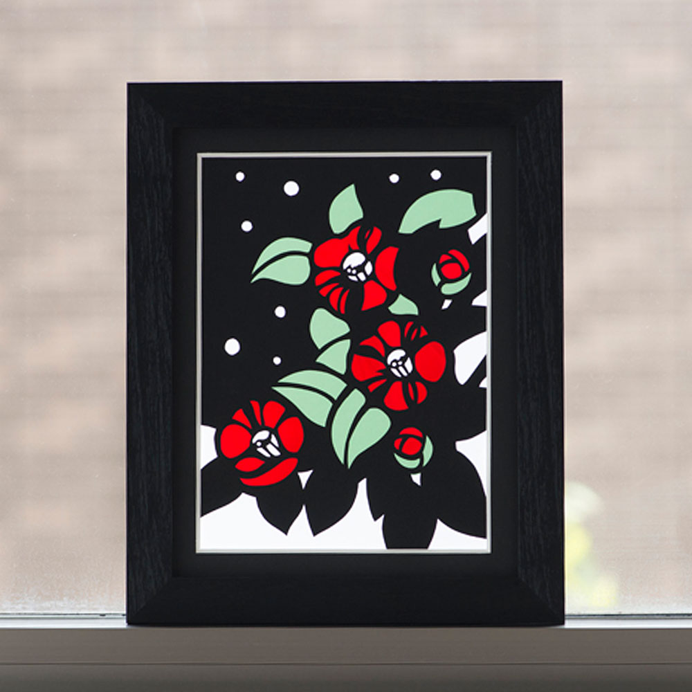 【シルエットアート】歳時記･つばき キット