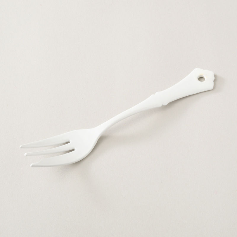 ホーロー（ホワイト）ティータイムフォーク