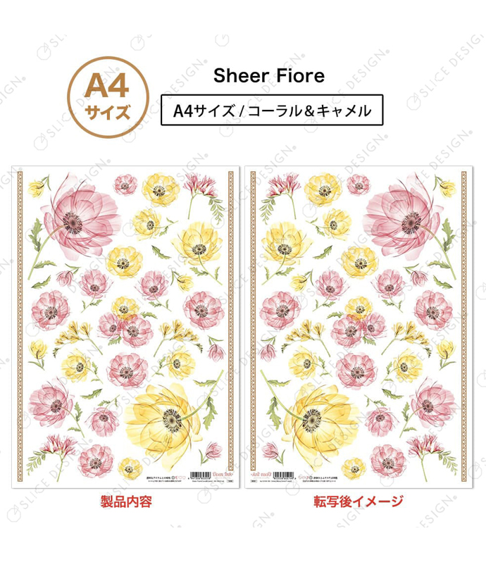 シア フィオーレ（コーラル＆キャメル） A4