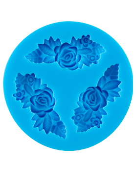 モールド バラ小葉付