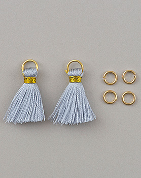 タッセルセット（グレー）