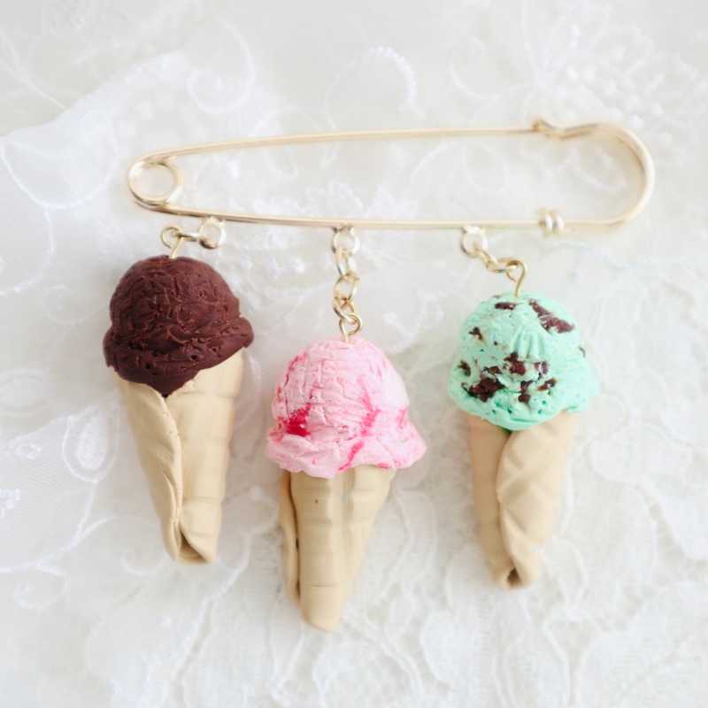 アイスクリームのストールピン