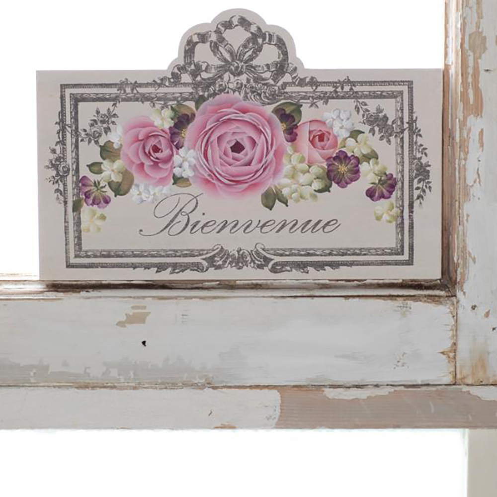 川島詠子の「パフュームローズのプレート」を描く・素材セット