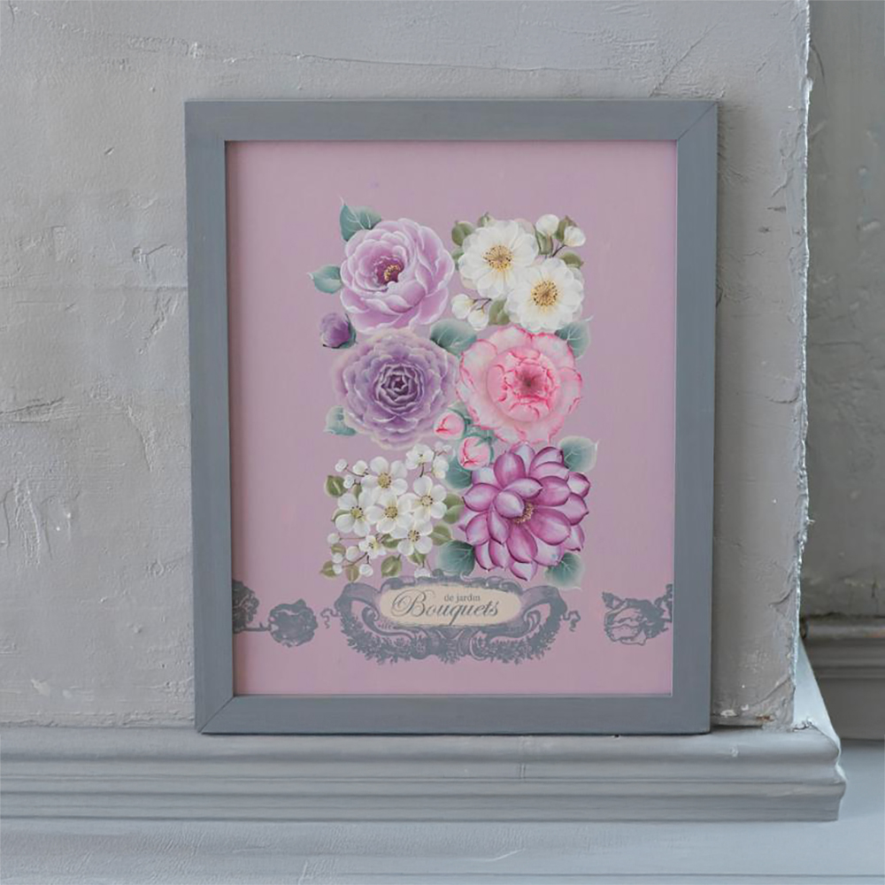 沖 昭子の「ローズサンプラー」を描く ・素材セット