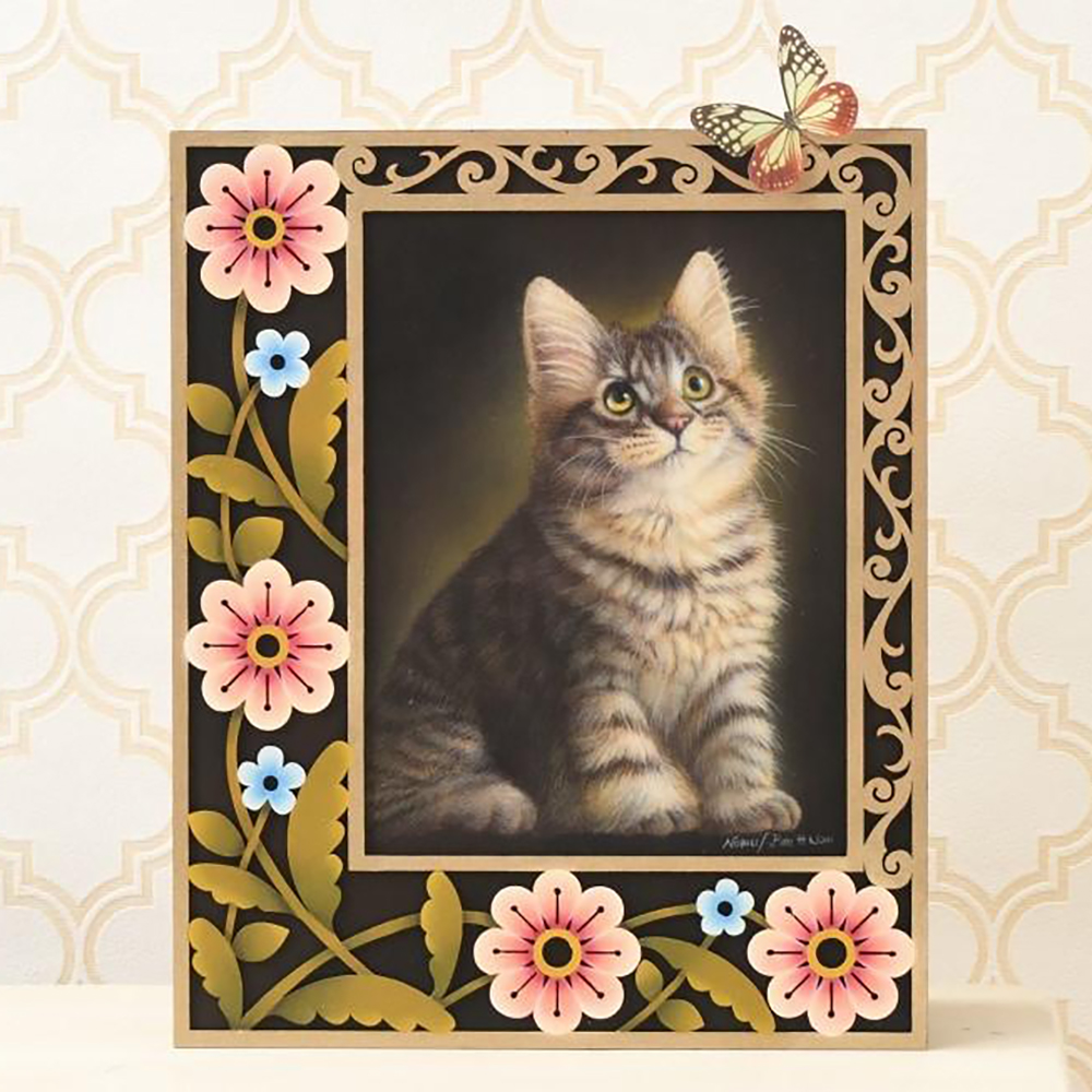 のむらひろこの「子猫のポートレート」を描く ・素材セット