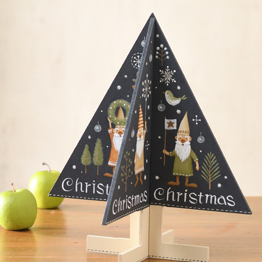 出口むつみの「ファイブ爺のクリスマスツリー」を描く ・素材セット