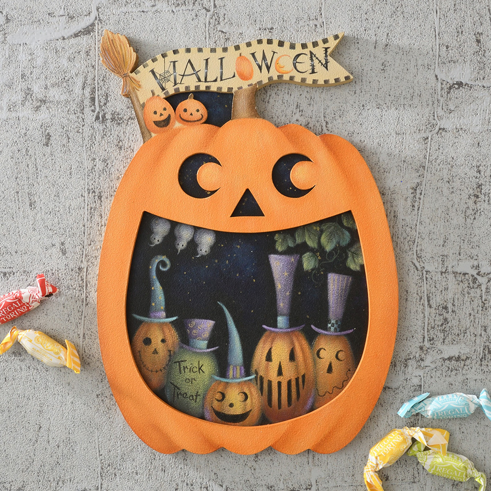 松井京子の「ハロウィンの夜に」を描く ・素材セット