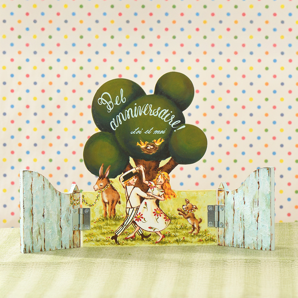 エレナ・エ・ルポンの「素敵な記念日」を描く・素材セット