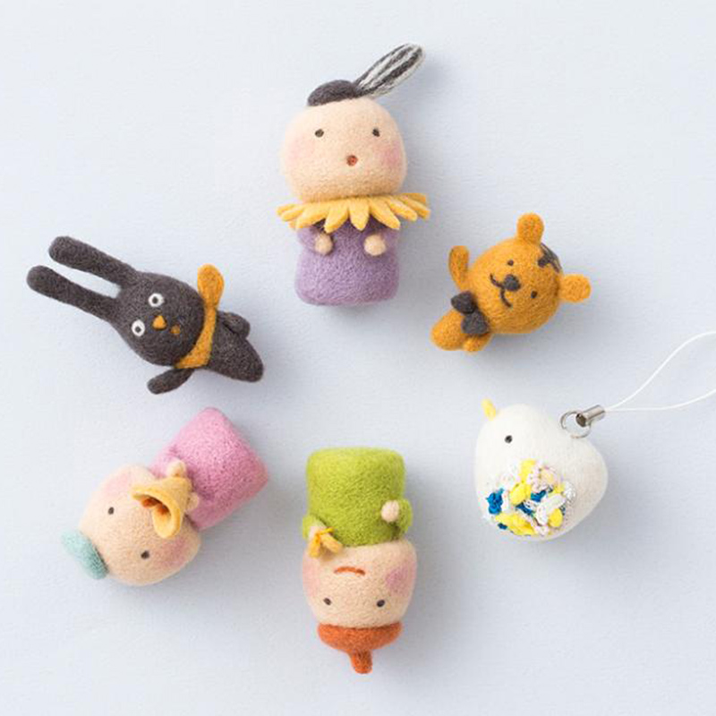 H+さんの羊毛の人形